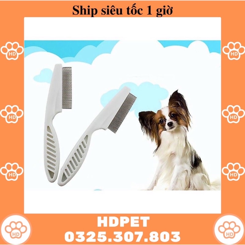 Lược chải lông mèo - lược chải lông chó - lược chải bọ chét và chấy