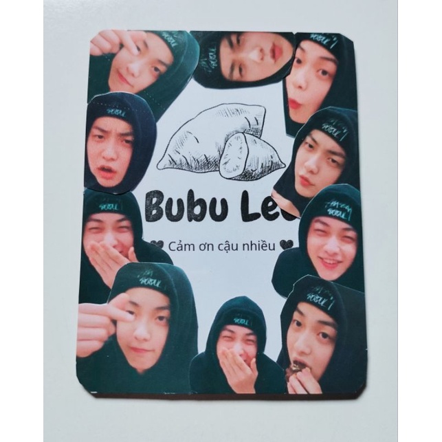 Thẻ nhựa trang trí bảo vệ card meme soobin