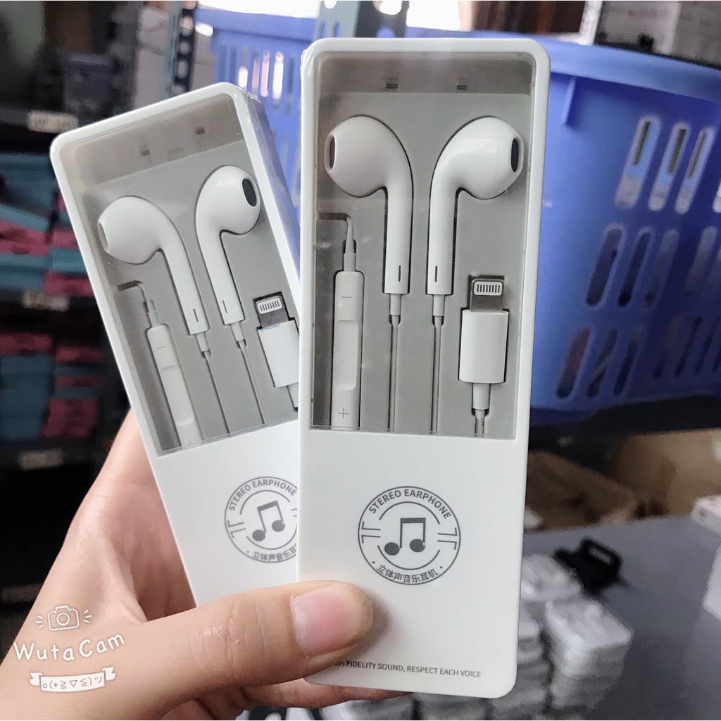 Tai Nghe Dây Iphone X-Kết Nối Bluetooth Đóng Hộp Cao Cấp, Âm Hay