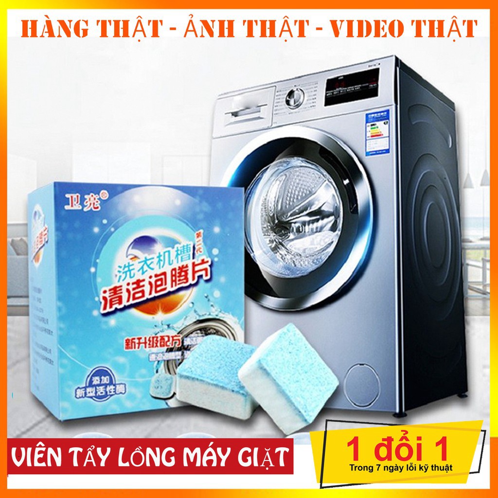 VIÊN SỦI TẨY LỒNG MÁY GIẶT HÀN QUỐC + TẨY TRẮNG MỌI VẾT Ố VẾT BẨN , CẶN BẨN SIÊU HOT