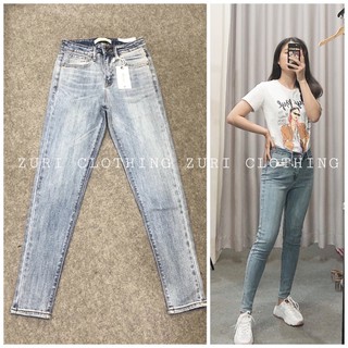 Quần skinny 9 tấc cạp cao