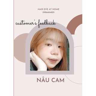 Thuốc nhuộm tóc- NÂU CAM