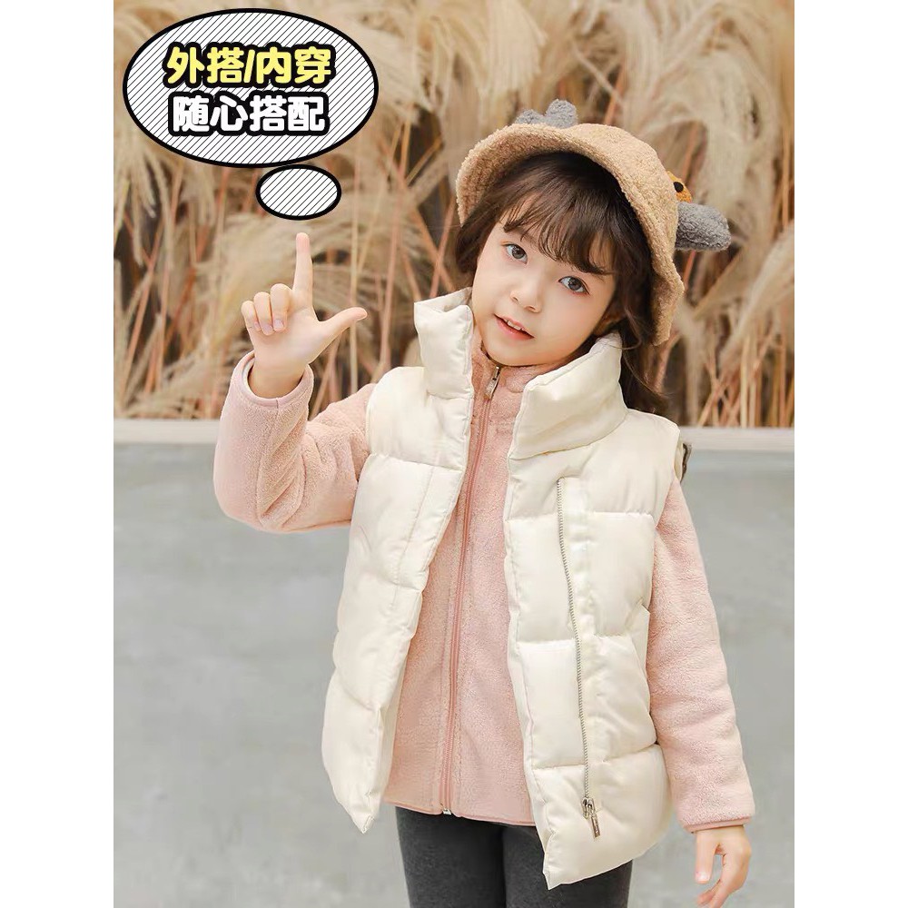 (ORDER) Áo khoác lông cừu mềm mịn cổ đứng kéo khóa cho bé gái ấm áp mùa đông - Nhiều màu