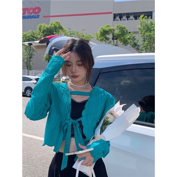 💕✨Áo khoác tay dài kiểu cách cho nàng nhẹ nhàng💕 ảnh thật ở cuối