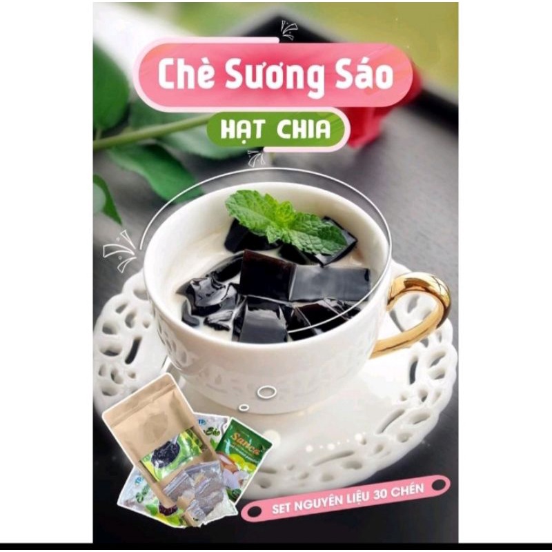 SET CHÈ SƯƠNG SÁO HẠT CHIA