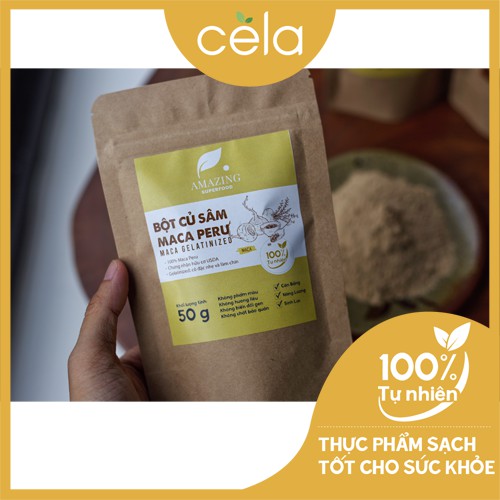 (NHẬP CELAGG621 ĐƠN TỪ 500K GIẢM 30K)Sâm Maca Peru, tăng cường sinh lý - bột củ sâm Maca Peru, gói uống tiện lợi - Cela | BigBuy360 - bigbuy360.vn