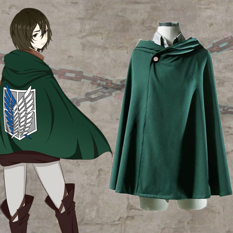 Áo Choàng Cosplay Nhân Vật Eren Levi Mikasa Trong Attack On Titan | BigBuy360 - bigbuy360.vn