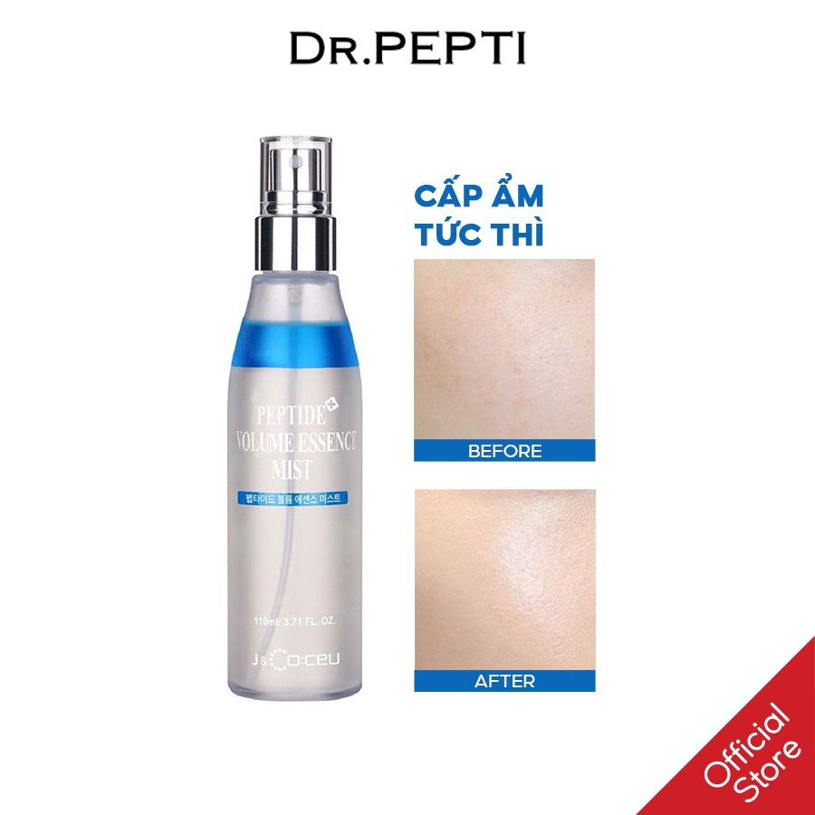 [Mã COSDEP -8% ĐH250k]Xịt Khoáng Cấp Ẩm Ngăn Ngừa Lão Hóa DR.PEPTI Volume Essence Mist 110ml