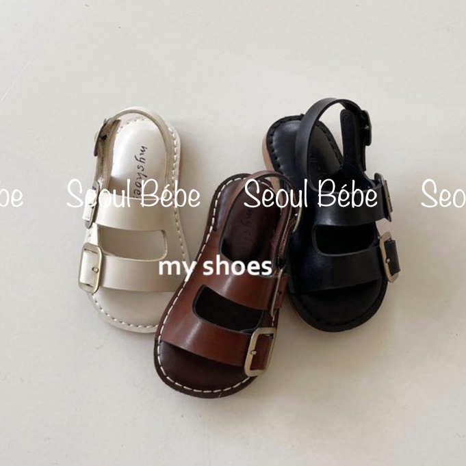 Sandal dép quai hậu cho bé trai bé gái mã Chocolate hãng My Shoes Hàn Quốc hè 2022