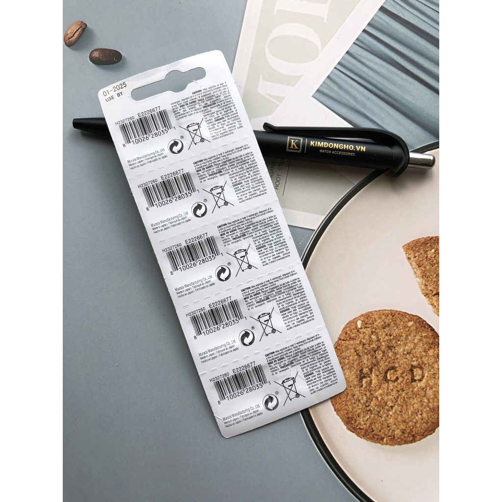 Vỉ 1 Viên Pin SR716SW 315 Sony muRata SR716 716 Pin Đồng Hồ Đeo Tay