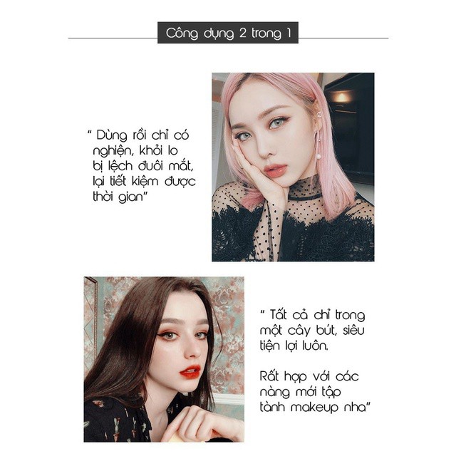 🔥Bút dạ kẻ mắt hai đầu QIC nội địa Trung🔥 không lem, không trôi, chống nước hiệu quả | BigBuy360 - bigbuy360.vn