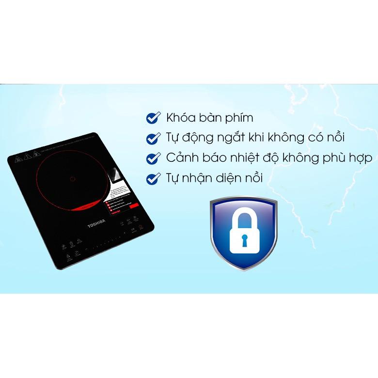 Bếp điện từ Toshiba IC-20S2PV - Kèm nồi inox theo sản phẩm -Hàng Chính Hãng