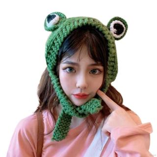 Mũ len ếch mềm đáng yêu cho nữ