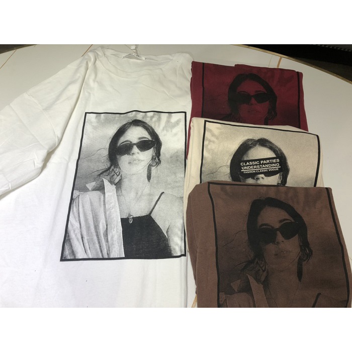 Áo Thun 3158 In Hình Cô Gái, Áo Phông Tay Lỡ Oversize From Rộng chất Coton | BigBuy360 - bigbuy360.vn