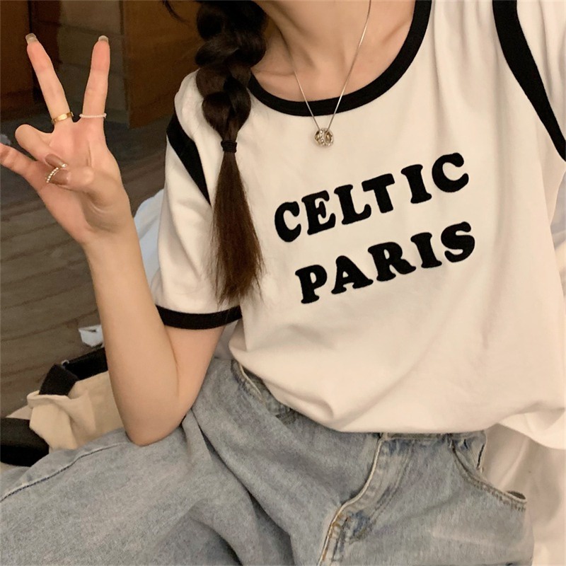 Áo Thun Tay Ngắn Dáng Ôm Thời Trang Cho Nữ