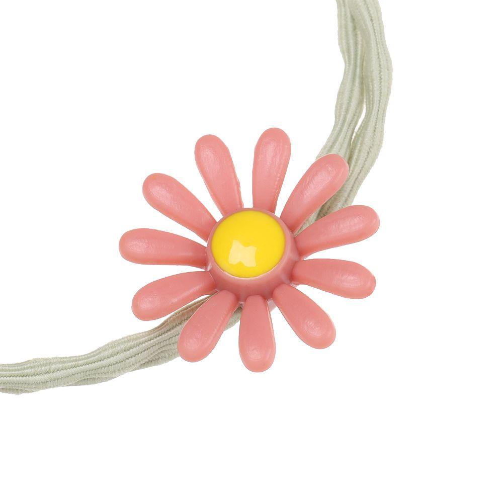 Dây Cột Tóc Scrunchies In Họa Tiết Hoa Cúc Xinh Xắn Thời Trang Cho Nữ