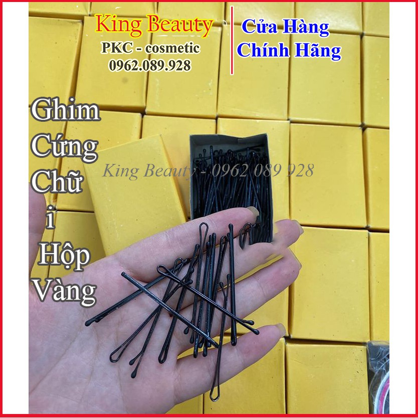 Ghim Cứng Chữ i Hộp Vàng Kẹp Tóc ⭐ CÓ VIDEO HÀNG THẬT DO SHOP TỰ QUAY ⭐