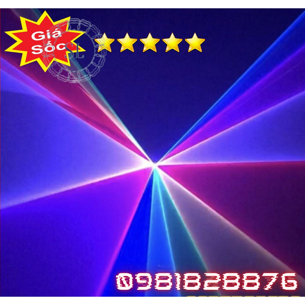 Đèn Laser RGB 500 Quét Tia Cho Phòng Bay Phòng Karaoke Đèn Sân Khấu