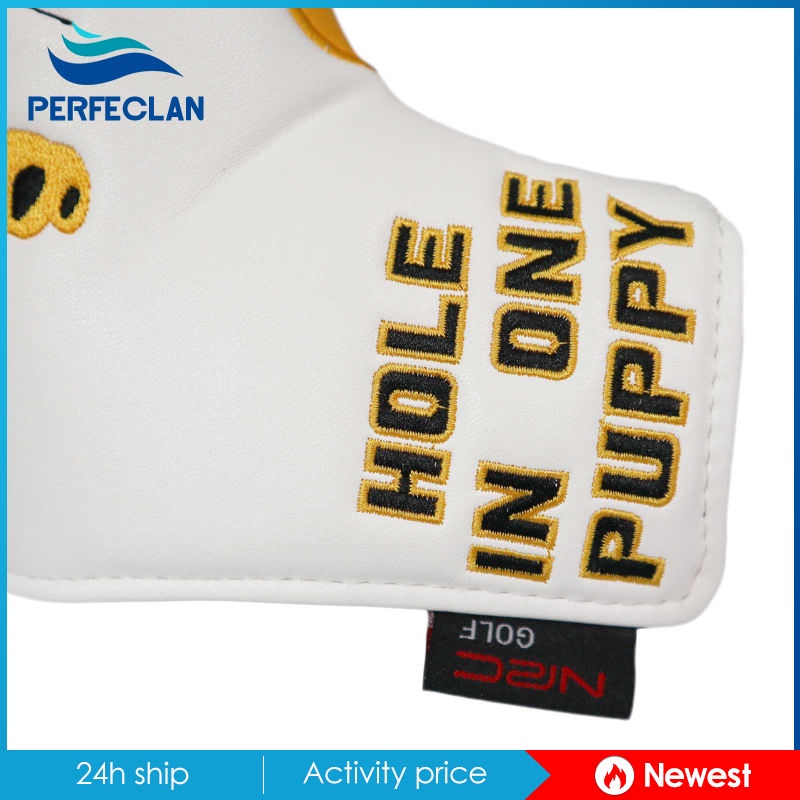 Vỏ Bọc Đầu Gậy Đánh Golf Bằng Da PU Chống Trượt Thêu Họa Tiết Dễ Thương