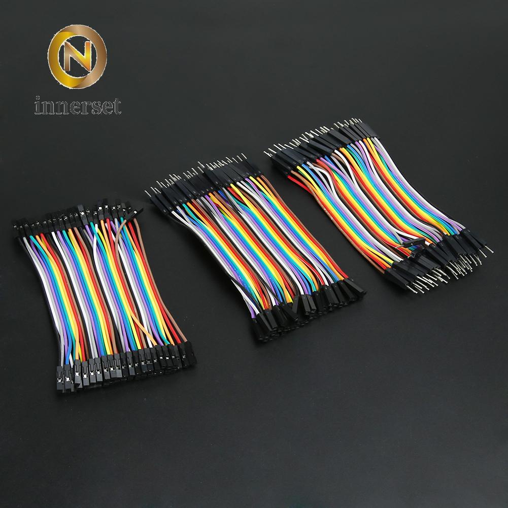 ✡Computer Accessories 120pcs  Color Ribbon Line Breadboard Dupont Cable Jump Jumper Wire