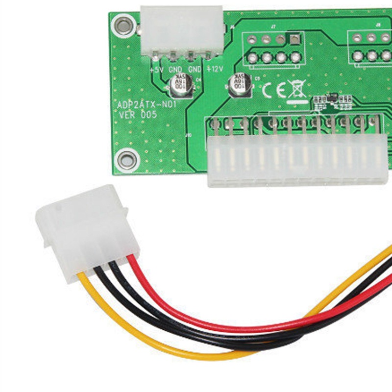 Thẻ Đồ Họa Mở Rộng Chuyển Đổi Nguồn Điện 24Pin Sang 4Pin Atx