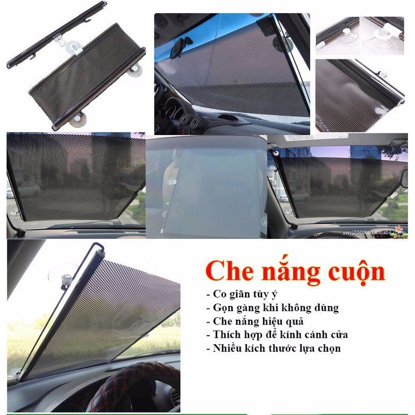 Rèm che nắng 50x 125cm cửa sổ kính oto B075 giảm nhiệt chống nóng