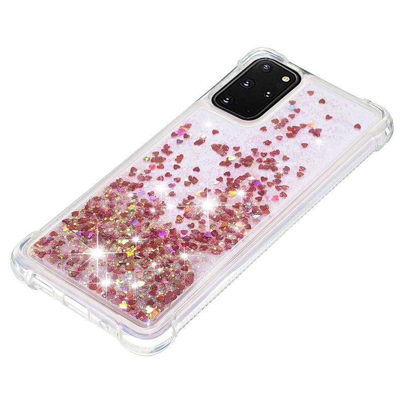 Ốp điện thoại nhũ chảy xinh xắn cho Samsung Galaxy S20 Plus Ultra A51 A71