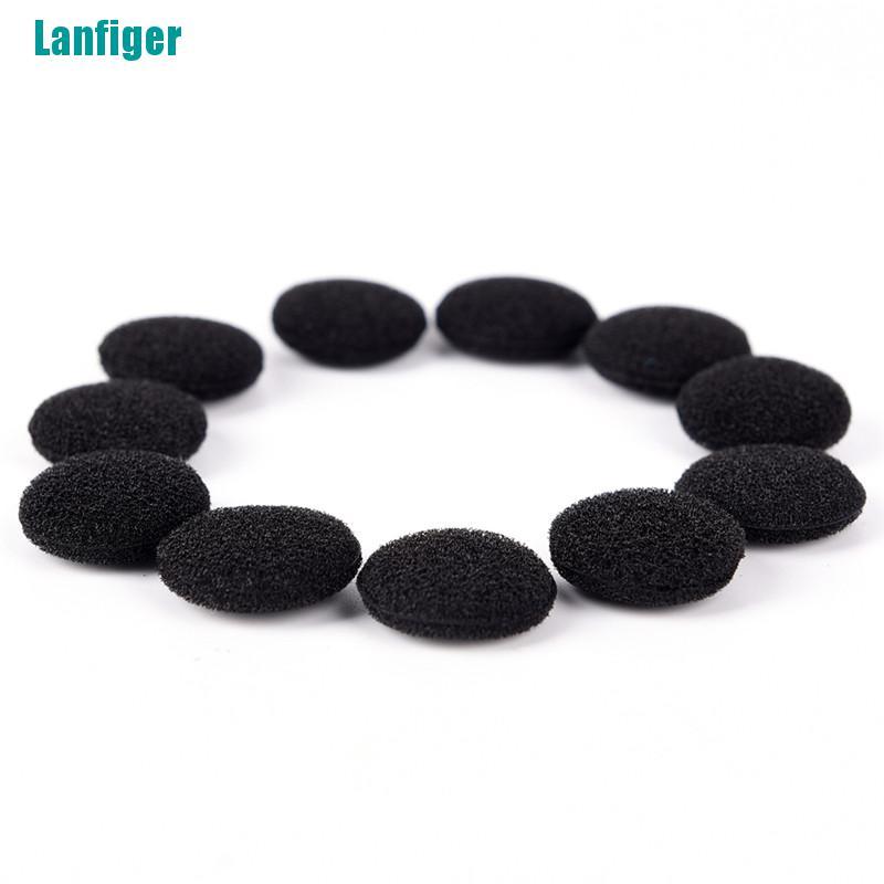 Set 30 Đệm Xốp Mềm Bọc Đầu Tai Nghe Màu Đen