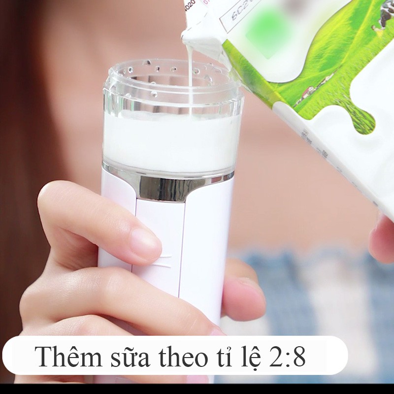 Máy phun sương cầm tay xịt khoáng mini xông hơi mặt Nano tạo ẩm cấp ẩm cho da
