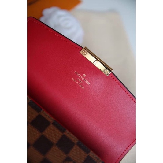 Túi mini khoá bấm ô nâu