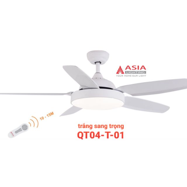 Quạt trần đèn Asia QT04-T-01
