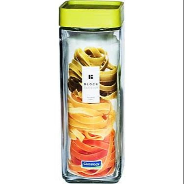 Hũ Đựng Gia Vị Thủy Tinh Glasslock 1300ml nắp vặn vuông- IP606