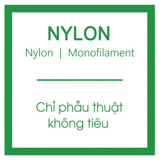 CHỈ PHẪU THUẬT CPT NYLON Số 4/0 - M15E18 KHÔNG TIÊU ( DÙNG TRONG THẨM MỸ ) - HỘP 24 TÉP