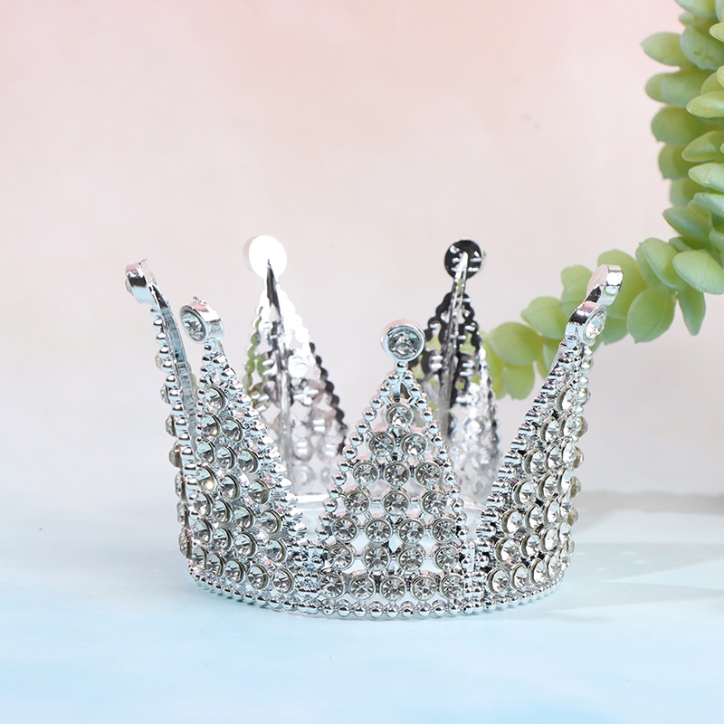 1 Vương Miện Mini Lãng Mạn Trang Trí Bánh Kem