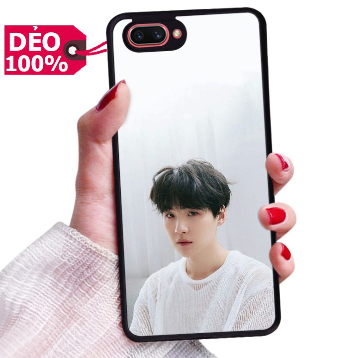 ỐP LƯNG OPPO A3S HÌNH NỀN SUGA NHÓM NHẠC BTS K-POP SIÊU CHẤT CHỐNG BẨN, TRẦY XƯỚC