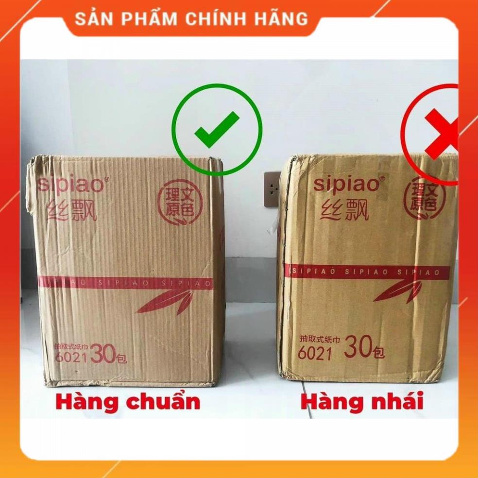 THÙNG 30 GÓI GIẤY ĂN GẤU TRÚC SIPIAO 6021/ 6064 CÔ GÁI NỘI ĐỊA TRUNG [100% CHÍNH HÃNG]