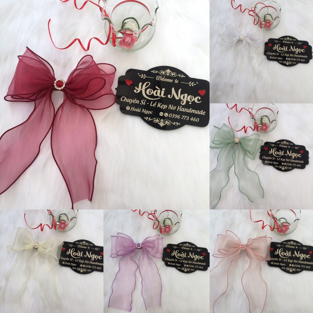 Kẹp/cột tóc nơ tiểu thư ❤ phong cách hàn quốc ❤