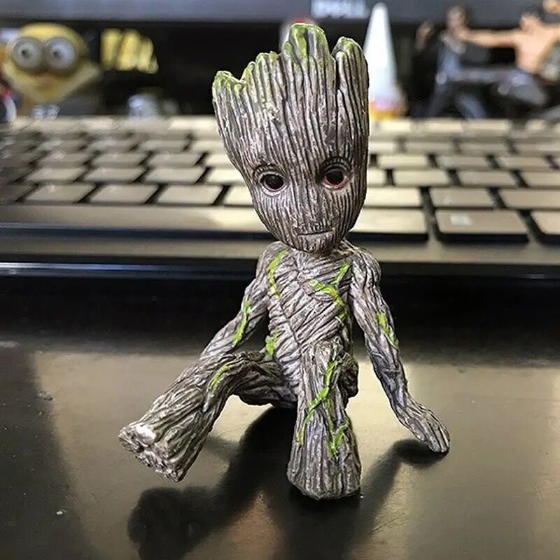 Marvel Đồ trang trí Nhân Vật Groot Đáng Yêu 6cm