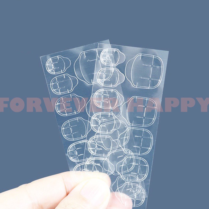 Miếng Dán Móng Giả Silicon Tạm Thời Tấm 12 Miếng Và 24 Miếng Cici.nail