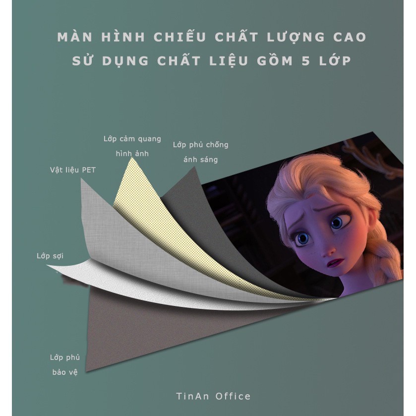 Màn Chiếu Phản Quang Tương Phản Cao - Màu Xám cao cấp