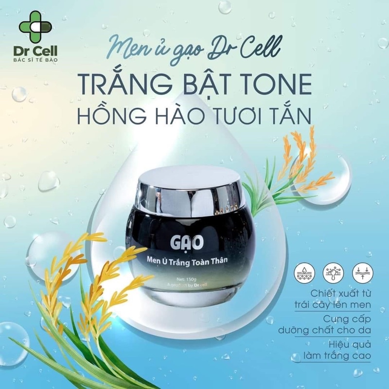 Men Ủ Body Gạo DR CELL 150g