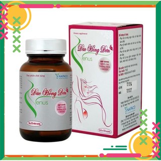 {SALE MẠNH} Viên uống tăng kích thước vòng 1 Đào Hồng Đơn Venus Hộp lớn (60 viên )