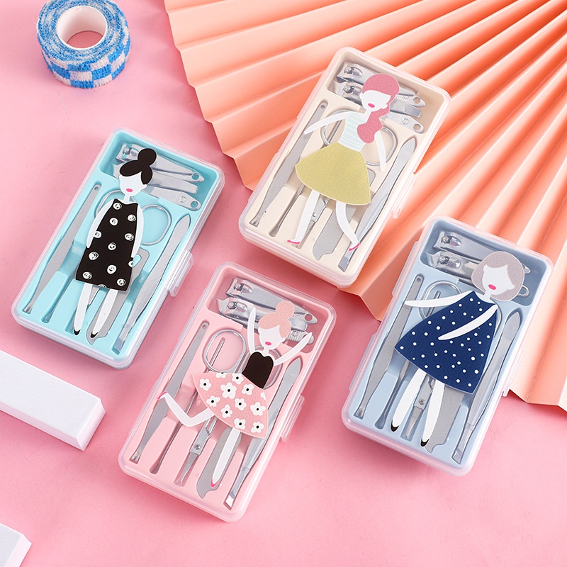 Bộ cắt bấm dũa móng tay , dụng cụ làm móng 7 chi tiết