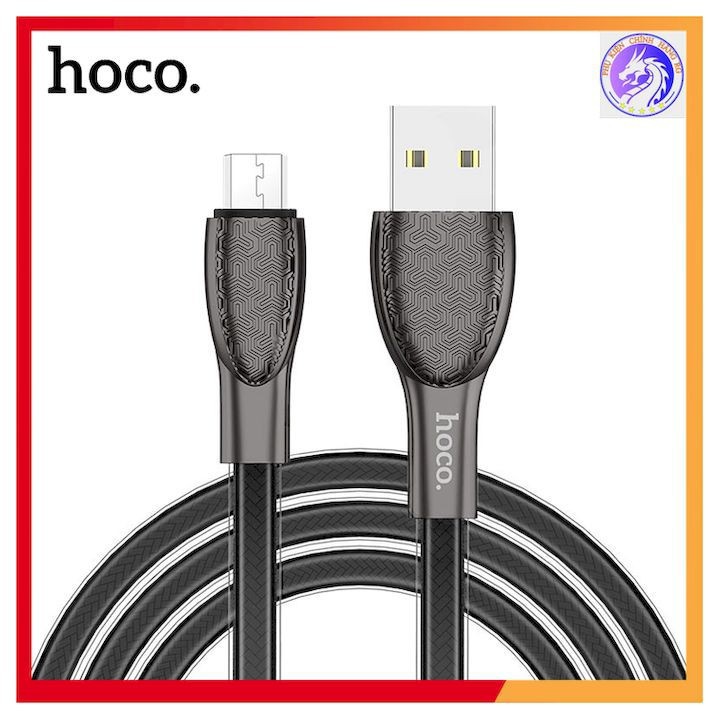 Cáp Sạc Nhanh 2.4A Hoco U52 Micro Dài 1.2m Chính Hãng