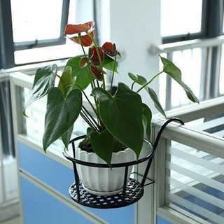 Giỏ sắt treo hoa ban công - hàng đẹp sơn tĩnh