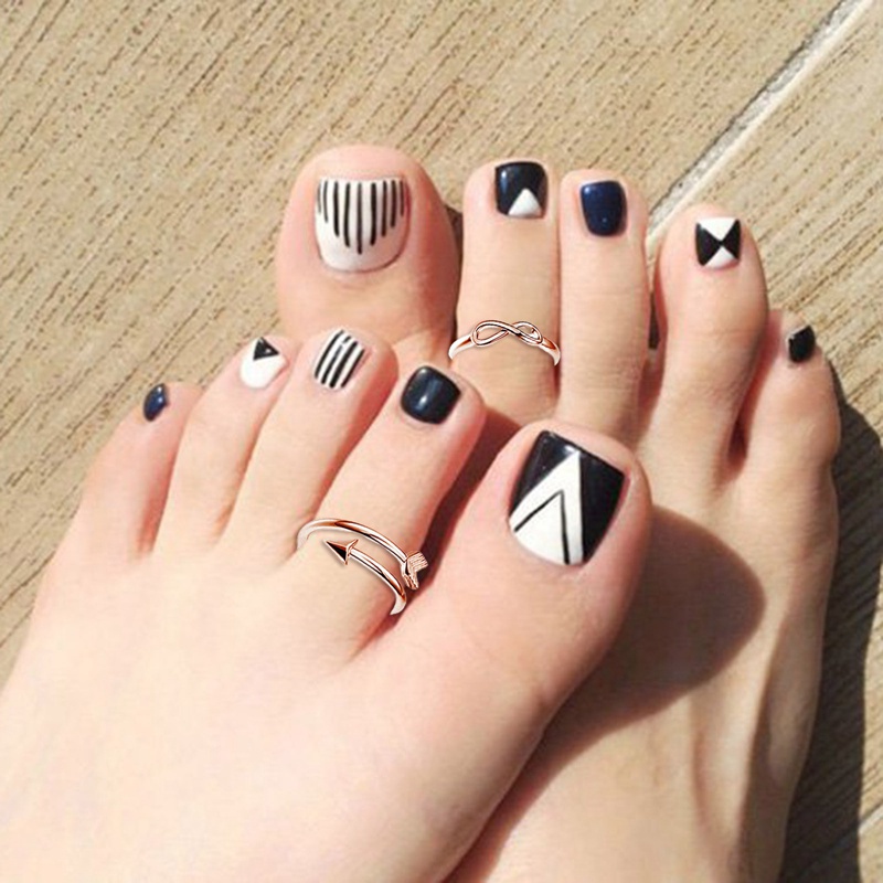 Set 8 Nhẫn Đeo Chân Thời Trang Cho Nữ