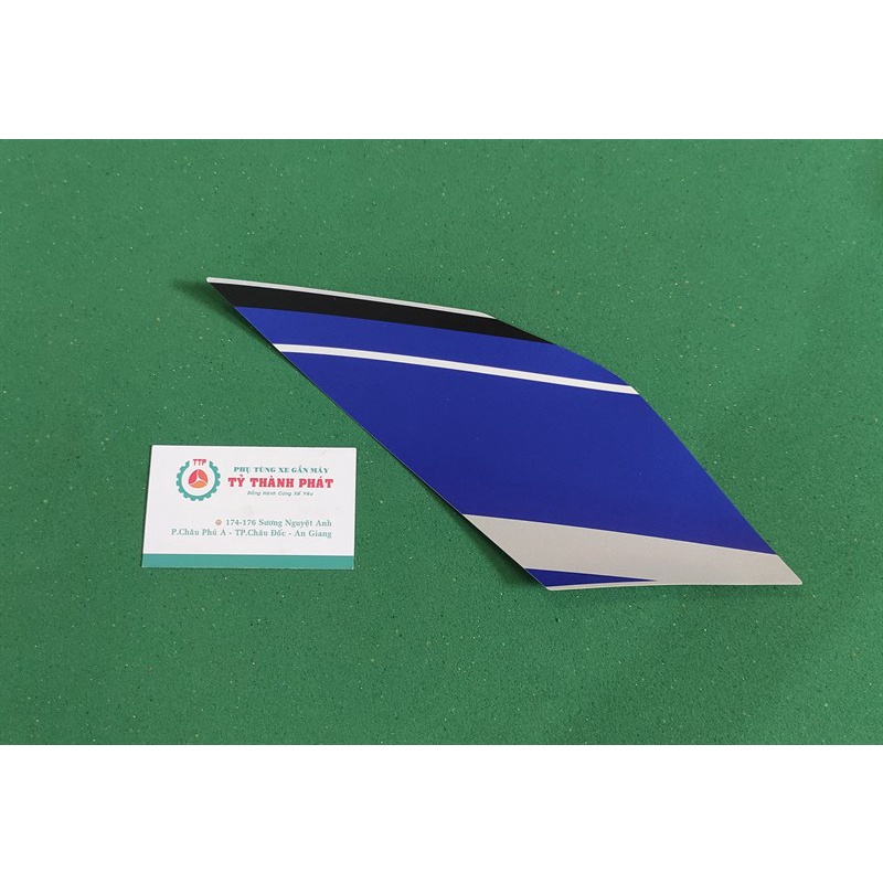 Tem bửng ngoài Ex 150 GP 2016 Xanh sau Trái