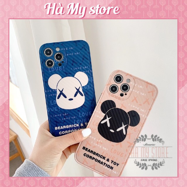 Ốp Điện Thoại VIỀN VUÔNG In Hình Gấu Hoạt Hình Cho Iphone 6/6S-7PL/8PL-XSM-11-11PROMAX-12-12PRO-12PROMAX | BigBuy360 - bigbuy360.vn