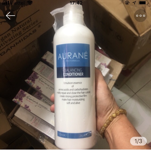 Dầu xả dinh dưỡng Aurane Balancing Conditioner cho mọi loại tóc 750ml