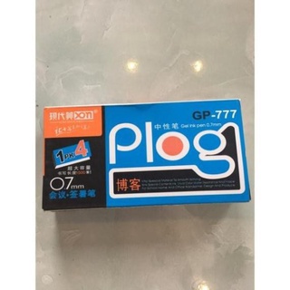 01 cây bút bi nước gel plong gp-777